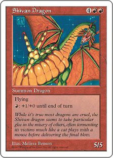 (5ED)Shivan Dragon(97年)/シヴ山のドラゴン