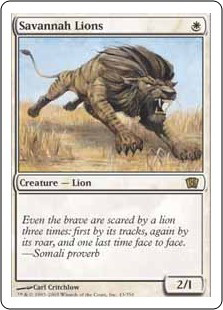 (8ED)Savannah Lions/サバンナ・ライオン