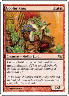 (9ED)Goblin King/ゴブリンの王