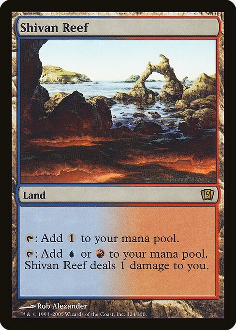 (9ED)Shivan Reef(F)/シヴの浅瀬