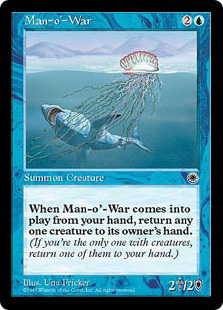 MTG 大クラゲ アリーナ Foil 英語版4枚セット アリーナ)Man-o'-War(01年)(F)/大クラゲ | (FOIL)神話レア・レア