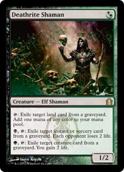 (RTR)Deathrite Shaman(F)/死儀礼のシャーマン