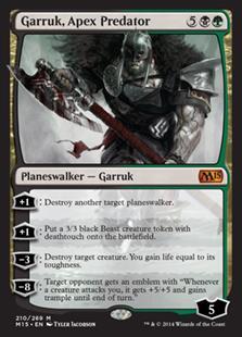 (M15)Garruk Apex Predator/頂点捕食者、ガラク