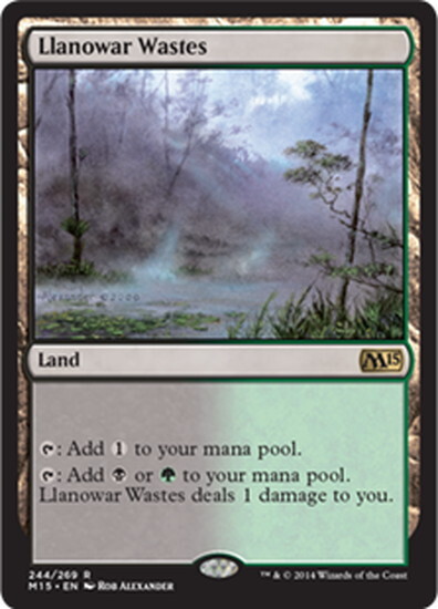 (M15)Llanowar Wastes(F)/ラノワールの荒原