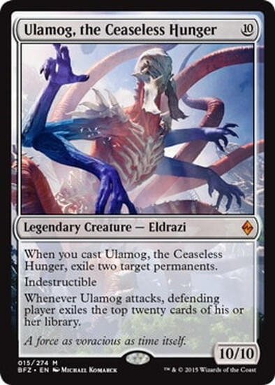 (BFZ)Ulamog the Ceaseless Hunger(F)/絶え間ない飢餓、ウラモグ