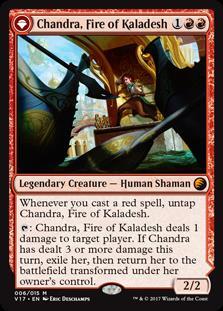 (V17)Chandra Fire of Kaladesh(F)/カラデシュの火、チャンドラ