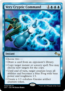 (UST)Very Cryptic Command(Draw a card~)(F)/とても謎めいた命令