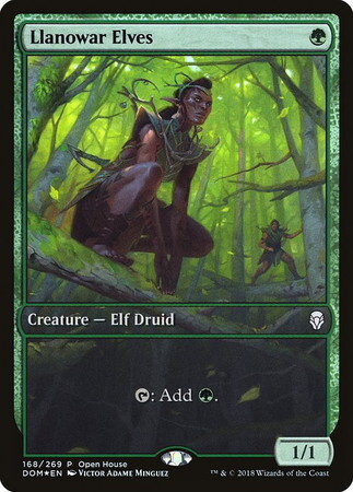 (DOM)Llanowar Elves(Open House)(F)/ラノワールのエルフ