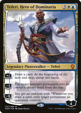 (DOM)Teferi Hero of Dominaria(F)/ドミナリアの英雄、テフェリー