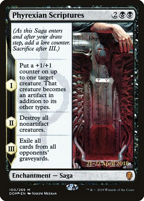 (DOM)Phyrexian Scriptures(日付入)(F)/ファイレクシア教典
