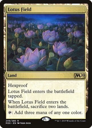 M20)Lotus Field(F)/睡蓮の原野 | (FOIL)神話レア・レア | ドラゴン