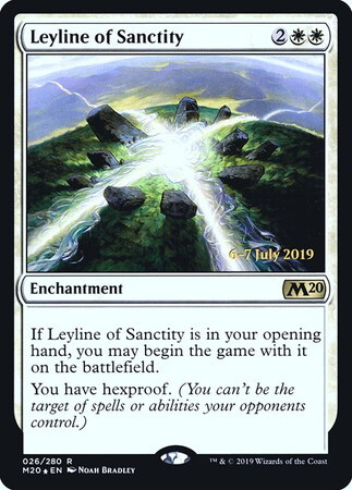 (M20)Leyline of Sanctity(日付入)(F)/神聖の力線