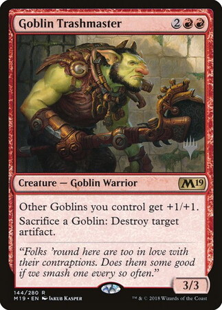 (M19)Goblin Trashmaster(プロモP)(F)/ゴブリンの損壊名手