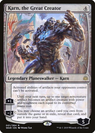 (WAR)Karn the Great Creator(プロモP)(F)/大いなる創造者、カーン