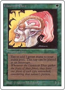 (2ED)Llanowar Elves/ラノワールのエルフ