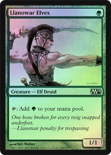 (M12)Llanowar Elves(F)/ラノワールのエルフ