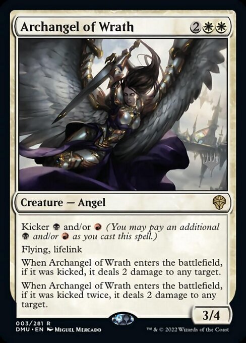 (DMU)Archangel of Wrath(プロモP)/怒りの大天使
