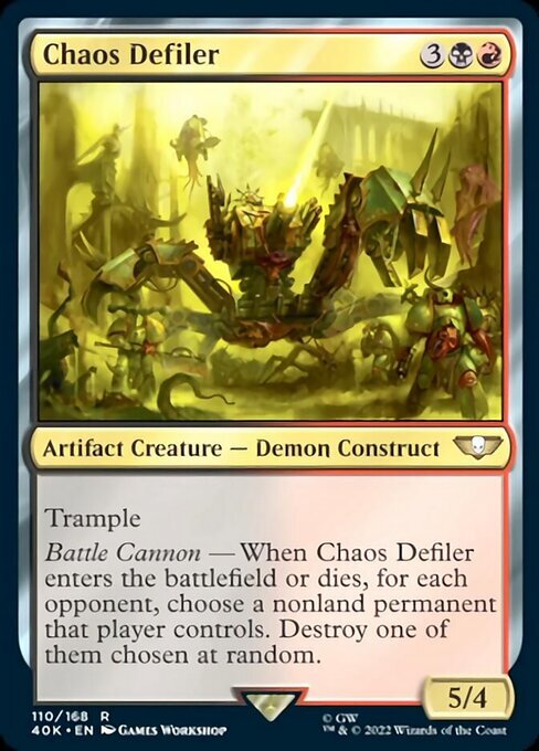 40K)Chaos Defiler(110)/ケイオス・ディファイラー | 神話レア・レア