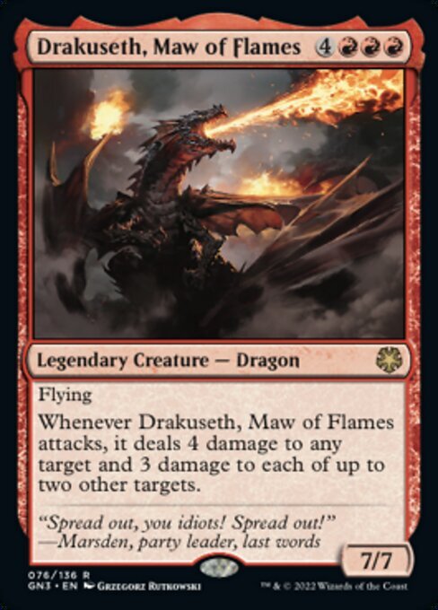 (GN3)Drakuseth Maw of Flames/炎の大口、ドラクセス
