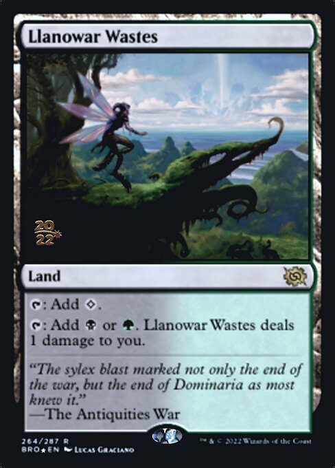 (BRO)Llanowar Wastes(年度入)(F)/ラノワールの荒原