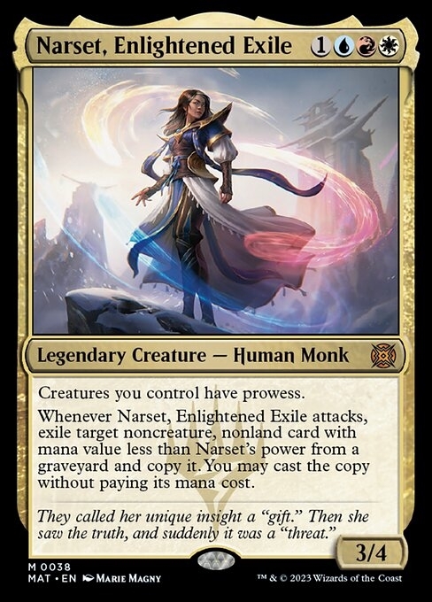 (MAT)Narset Enlightened Exile(F)/悟った喪失者、ナーセット