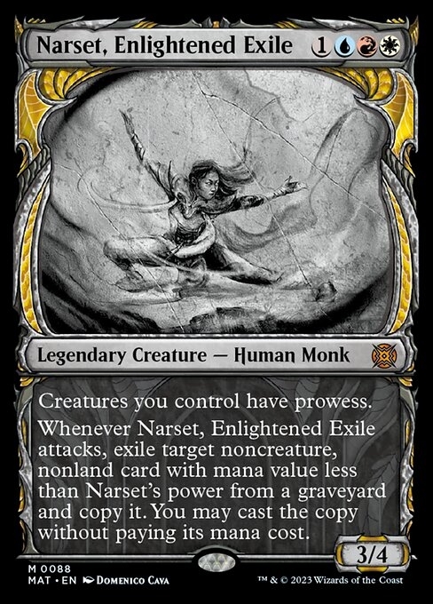 (MAT)Narset Enlightened Exile(ショーケース)(0088)(F)/悟った喪失者、ナーセット