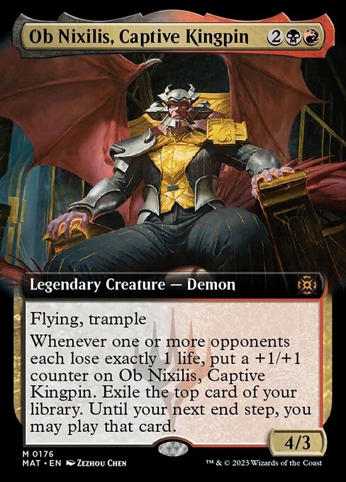 (MAT)Ob Nixilis Captive Kingpin(拡張枠)(0176)/囚われの黒幕、オブ・ニクシリス