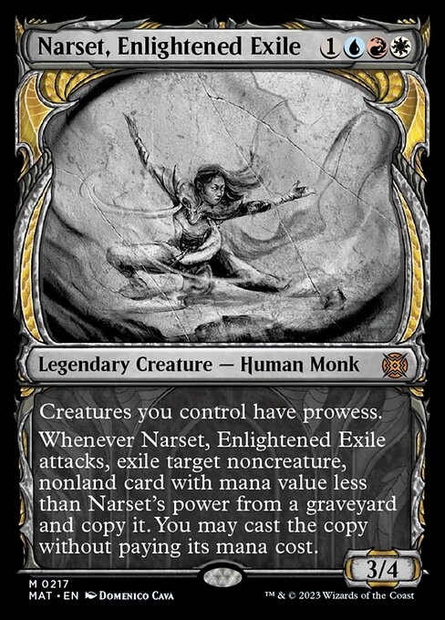 (MAT)Narset Enlightened Exile(ハロー)(ショーケース)(0217)(F)/悟った喪失者、ナーセット