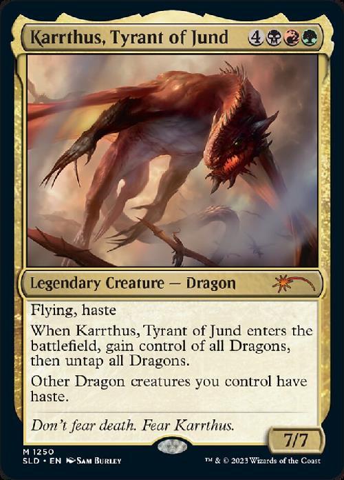 (SLD)Karrthus Tyrant of Jund/ジャンドの暴君、カーサス