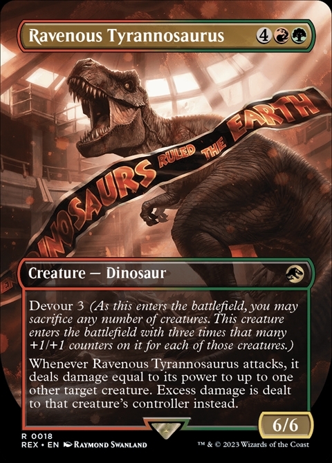 (REX)Ravenous Tyrannosaurus(0018)(ボーダーレス)/貪欲なティラノサウルス