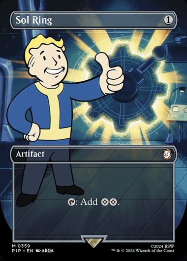 (PIP)Sol Ring(0359)(ボーダーレス)(Vault Boy)/太陽の指輪