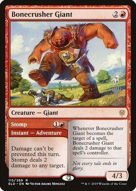 (ELD)Bonecrusher Giant(プロモP)/砕骨の巨人