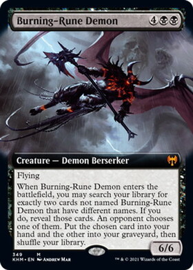 (KHM)Burning-Rune Demon(拡張枠)/燃えルーンの悪魔