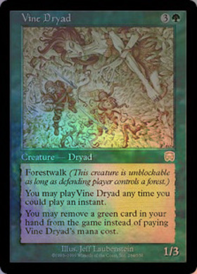 MMQ)Vine Dryad(F)/ぶどうのドライアド | (FOIL)神話レア・レア
