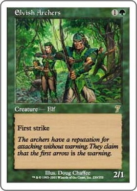 (7ED)Elvish Archers(F)/エルフの射手