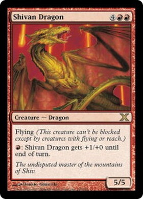 (10E)Shivan Dragon(F)/シヴ山のドラゴン