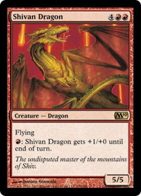 (M10)Shivan Dragon(F)/シヴ山のドラゴン