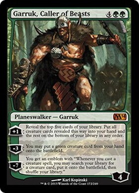 (M14)Garruk Caller of Beasts/獣の統率者、ガラク
