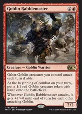 (M15)Goblin Rabblemaster/ゴブリンの熟練扇動者