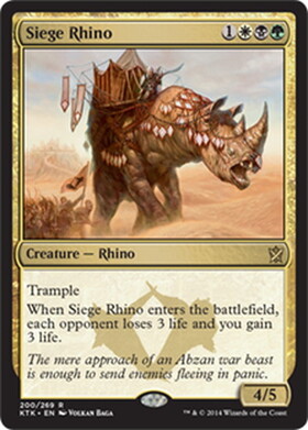 (KTK)Siege Rhino/包囲サイ