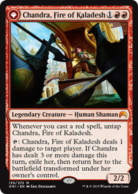 (ORI)Chandra Fire of Kaladesh(F)/カラデシュの火、チャンドラ
