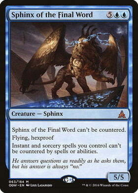 (OGW)Sphinx of the Final Word(F)/終止符のスフィンクス