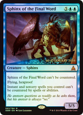 (OGW)Sphinx of the Final Word(日付入)(F)/終止符のスフィンクス
