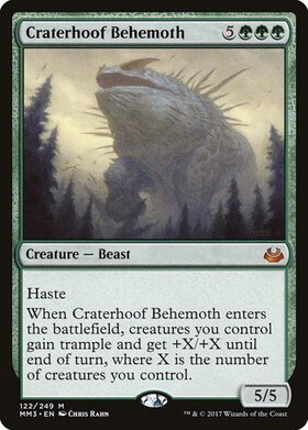 (MM3)Craterhoof Behemoth(F)/孔蹄のビヒモス