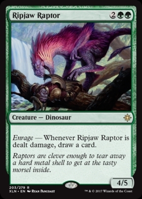 XLN)Ripjaw Raptor/切り裂き顎の猛竜 | 神話レア・レア | ドラゴン