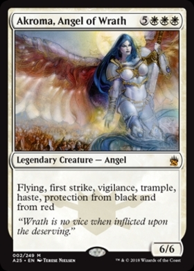 (A25)Akroma Angel of Wrath/怒りの天使アクローマ