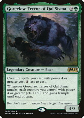 M19)Goreclaw Terror of Qal Sisma(F)/カル・シスマの恐怖、殺し爪