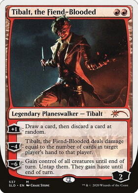 (SLD)Tibalt the Fiend-Blooded(白枠)/悪鬼の血脈、ティボルト