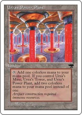 (CHR)Urza's Power Plant(白枠95年 柱)/ウルザの魔力炉