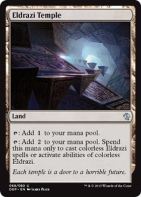 SLD)Eldrazi Temple(1154)(ボーダーレス)/エルドラージの寺院 | 神話